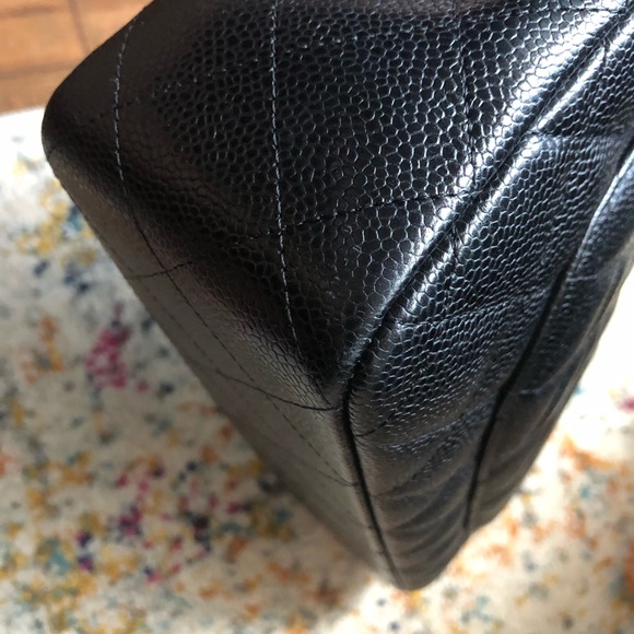 ❌SOLD❌Authentic CHANEL Single Flap Jumbo SHW - Picture 6 of 8